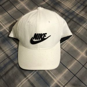 White DRI-FIT Nike cap